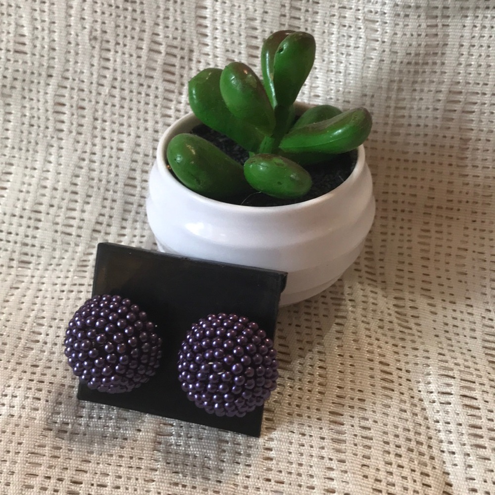 💜 Purple earrings